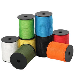 White Smoke 2.0mm Polyurethane Coated UHMWPE Braided Speargun Reel Line – High Strength Heat Treated Spearfishing Rope INDIAN SLINGSHOT