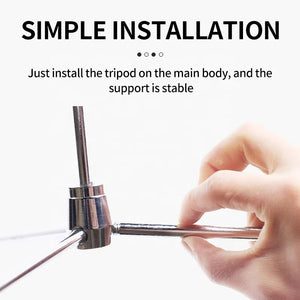 White Smoke SPG Stainless Steel Adjustable Recurve Bow Stand – Foldable Archery Ground Holder SPG