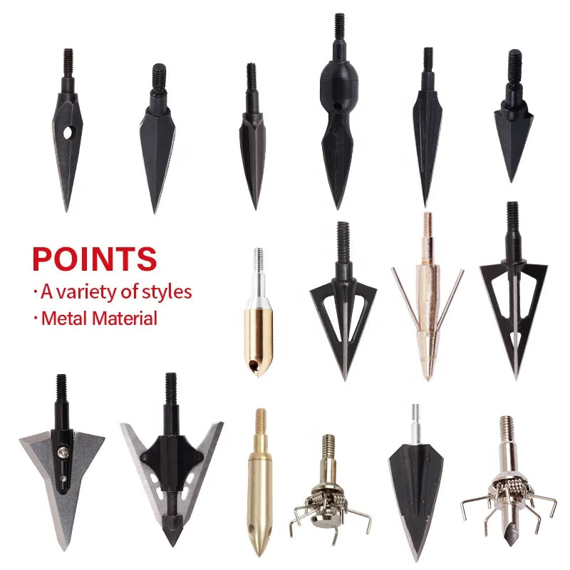 Dark Slate Gray SPG Stainless Steel Broadhead 100/120/150 Grain Arrow Tip SPG