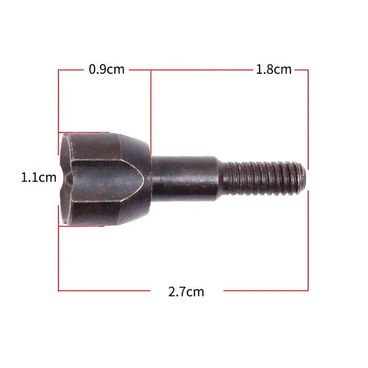 Dark Slate Gray SPG Archery 100 Grain Stainless Steel Broadhead – Durable Arrow Tips for 6.2mm Shafts SPG