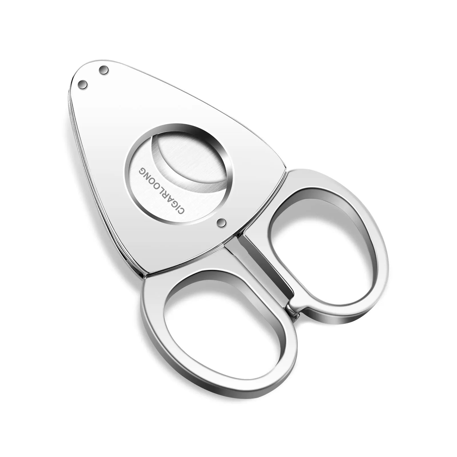 Luxury Stainless Steel Double Blade Cigar Cutter
