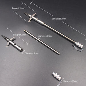 Dim Gray Willow Leaf Shark Stainless Steel Fishing Dart MARKSMAN