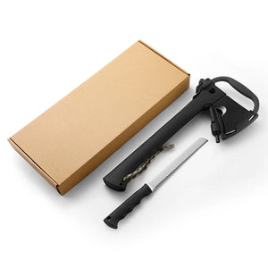 White Smoke Stainless Steel Outdoor Camping Multi-Purpose Axe MARKSMAN