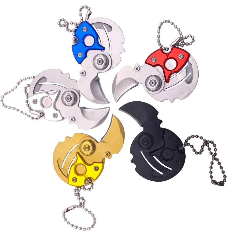 EDC Coin Knife Stainless Steel Pocket Keychain Tool