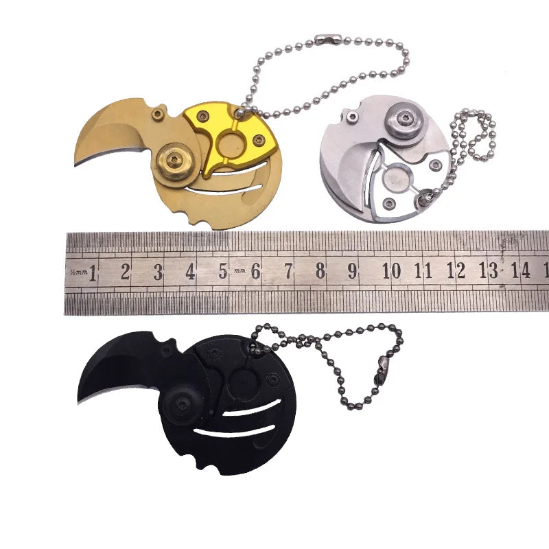 EDC Coin Knife Stainless Steel Pocket Keychain Tool
