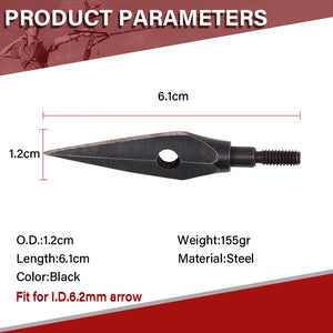 Brown SPG Stainless Steel Broadhead 100/120/150 Grain Arrow Tip SPG