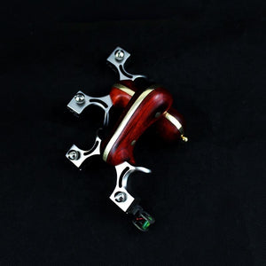 Black Genuine Copper Stainless Steel Catapult Without Binding and Quick Pressing Steel Slingshot INDIAN SLINGSHOT