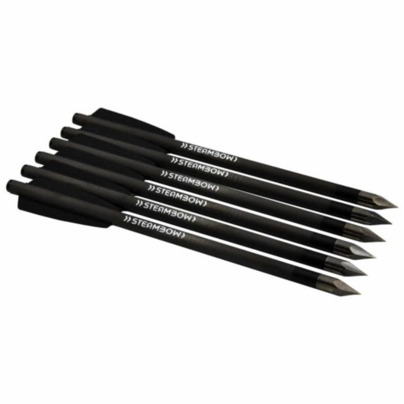 White Smoke Steambow Carbon Crossbow Bolts AR-Series | Light Bodkin MARKSMAN