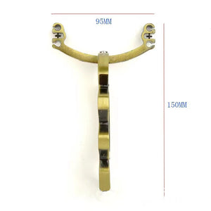Dim Gray Full Solid Steel Metal Slingshot Catapult Powerful Aiming Outdoor Games Heavy Duty Double Latex Bands INDIAN SLINGSHOT