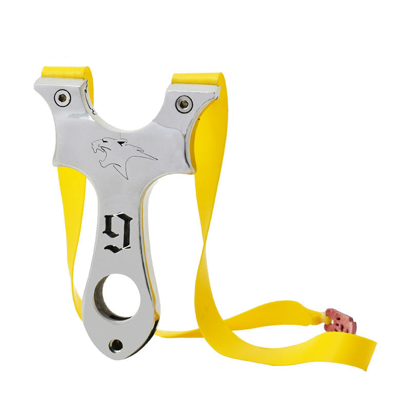 Light Gray SteelPanther Stainless Steel Slingshot MARKSMAN