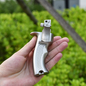 Olive Drab Iron Hornet Alloy Aluminum Slingshot – Durable Precision Catapult for Target Practice & Outdoor Games INDIAN SLINGSHOT