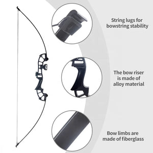 Lavender SPG Straight Bow 130cm 40lbs – Complete Archery Set SPG