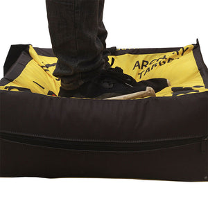 Black SPG Polymer Synthetic Fiber Archery Shooting Target Sports Compound Bow Square Shooting Recyclable Arrow Targets Bag Equipment INDIAN SLINGSHOT