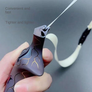 Slate Gray TC21 Dragon Tooth Fast Pressure Alloy Slingshot MARKSMAN