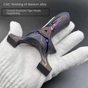 Dark Slate Gray TC21 Dragon Tooth Fast Pressure Alloy Slingshot MARKSMAN