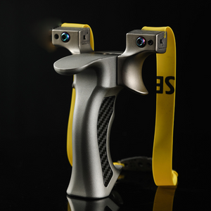 Black New Olympic Premium Pure Titanium Alloy / Stainless Steel Slingshot MARKSMAN