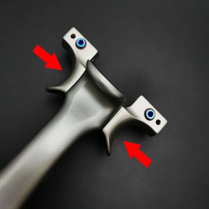 Dark Slate Gray New Olympic Premium Pure Titanium Alloy / Stainless Steel Slingshot MARKSMAN