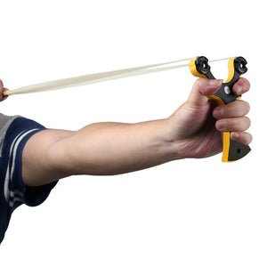 Tan Tie Free Card Ball Bow Dual-Use Slingshot SLINGSTER