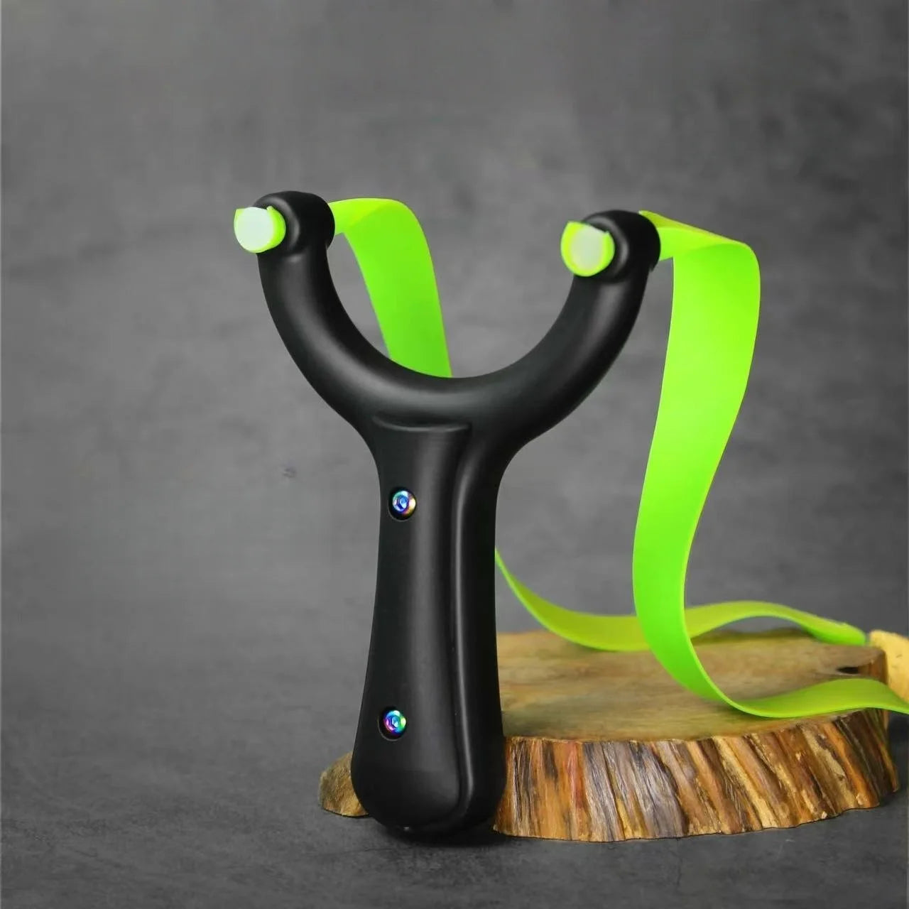 Dim Gray Resin Black ShadowEdge Slingshot MARKSMAN