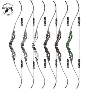 White Smoke TOPOINT Slither 21 Inch ILF Recurve Bow Riser Topoint