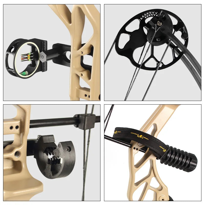Lavender TOPOINT Starting 2024 Bare Compound Bow – Adjustable Aluminum CNC Riser Topoint