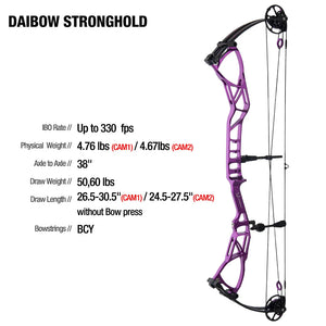 White Smoke TOPOINT Stronghold Compound Bow | 38-Inch Target Bow Topoint