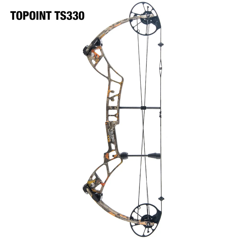 White Smoke TOPOINT TS330 Compound Bow – Adjustable CNC Aluminum Bow Topoint