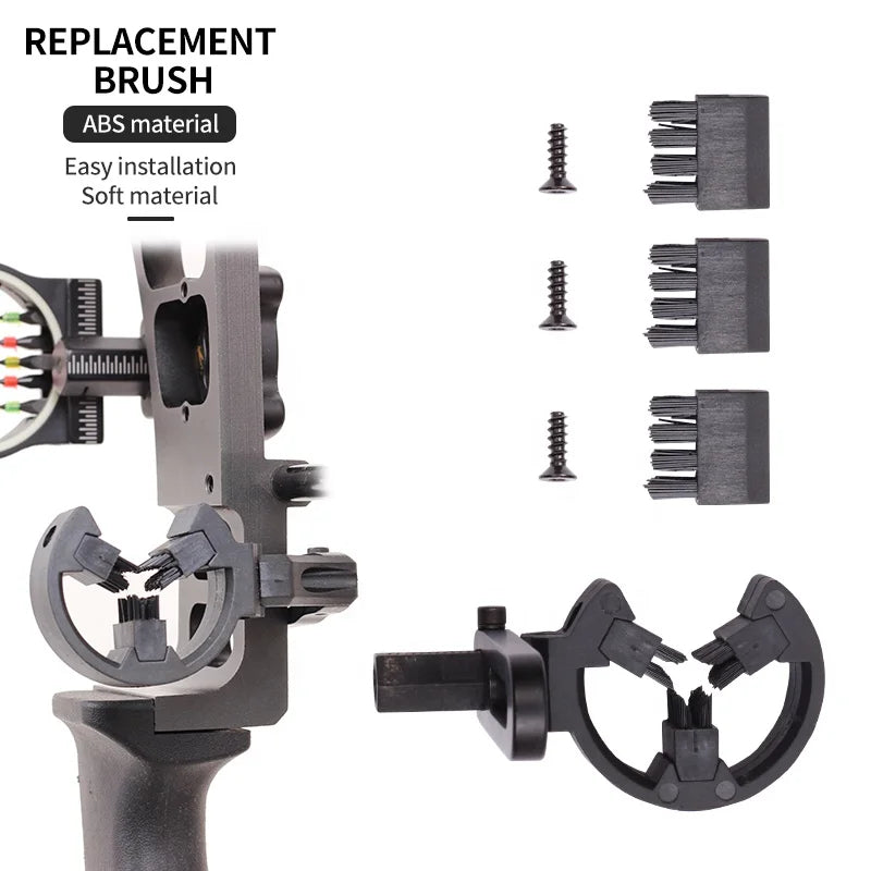 Dark Slate Gray SPG TP103 Brush Arrow Rest — Compound Bow Whisker Biscuit Replacement SPG