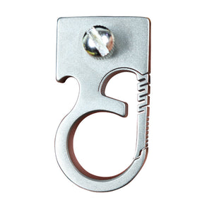 Light Gray Titanium Non Frame Ring Slingshot MARKSMAN