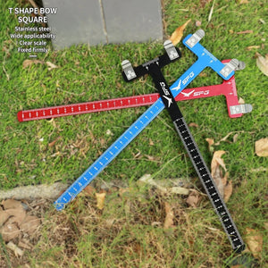 Olive Drab SPG T Shape Bow Square – Stainless Steel Archery Tuning Tool SPG