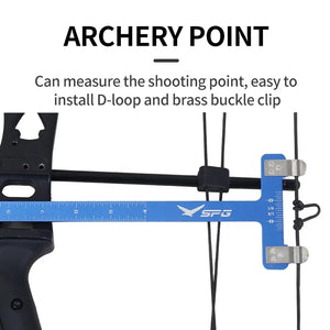 Dark Slate Gray SPG T Shape Bow Square – Stainless Steel Archery Tuning Tool SPG