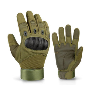 White Smoke Tactical Gloves Knuckle Protection Outdoor Training Riding Gloves Full Finger & Half Finger Options MARKSMAN
