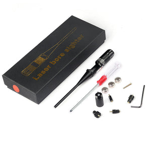 Dark Slate Gray Red Laser Bore Sighter Kit Infrared Calibrator - Zeroing Target Setting Kit MARKSMAN