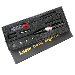 Dark Slate Gray Red Laser Bore Sighter Kit Infrared Calibrator - Zeroing Target Setting Kit MARKSMAN
