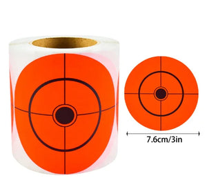 Orange Red SPG Archery Target Stickers Roll – Self-Adhesive Shooting Target Paper SPG