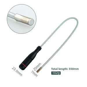 White Smoke Telescopic Magnetic Steel Ball Collector Stainless Steel Extendable Pen MARKSMAN