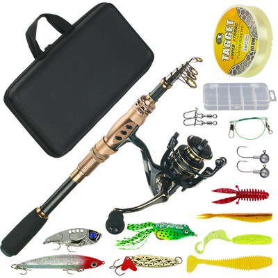 buy fishing accessories online india Telescopic Carbon Fishing Rod Outdoor Fishing Gear Sea Fishing Kit – INDIAN SLINGSHOT