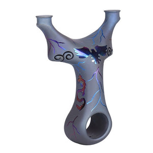 Dim Gray Thunder Bird Tie Free Titanium Slingshot MARKSMAN