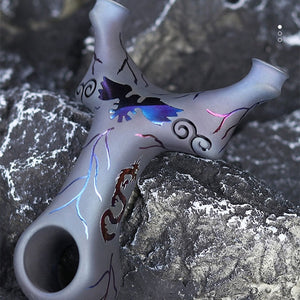 Dark Slate Gray Thunder Bird Tie Free Titanium Slingshot MARKSMAN