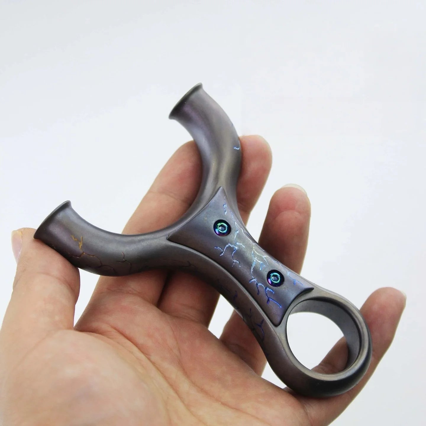 Lavender ThunderCrack Titanium Slingshot INDIAN SLINGSHOT