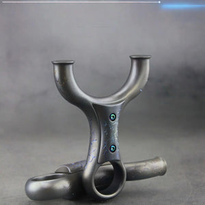 Light Slate Gray ThunderCrack Titanium Slingshot INDIAN SLINGSHOT