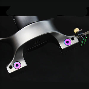 Black Titanium Alloy Aluminum Handle Canopy Fast Pressure Slingshot Outdoor Target Shooting Slingshot MARKSMAN