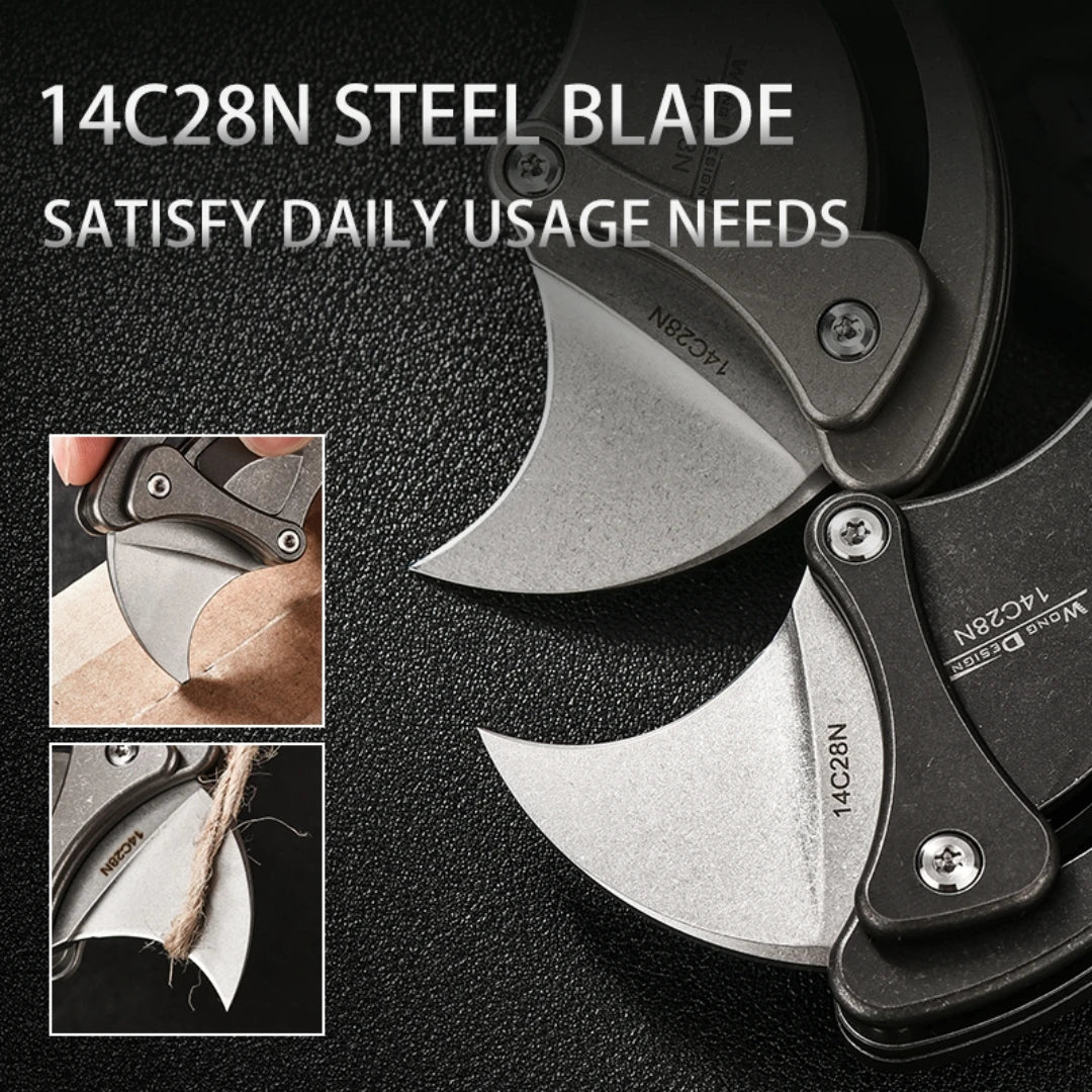 PioneerEDC Mini Titanium Alloy Folding Pocket Knife