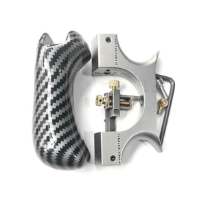 Gray Titanium Black Grey Crisscross Quick Press Slingshot MARKSMAN