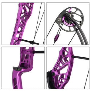 White Smoke Topoint Breth 34 Compound Bow | Aluminium Riser Topoint