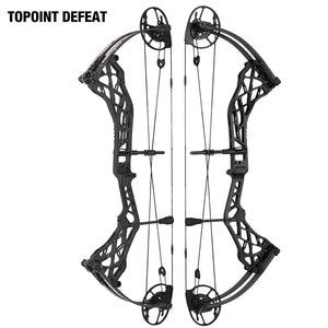White Smoke Topoint Defeat Compound Bow – CNC Aluminium Riser INDIAN SLINGSHOT