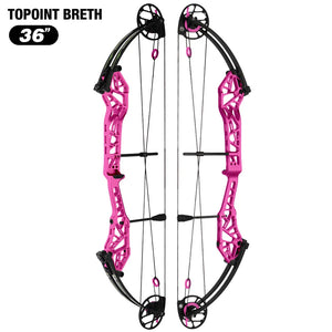 White Smoke Topoint Breth 36 Compound Bow | Archery Equipment Topoint