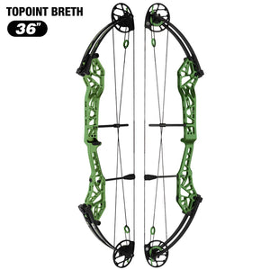 White Smoke Topoint Breth 36 Compound Bow | Archery Equipment Topoint