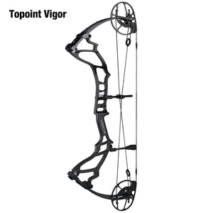 White Smoke Topoint Vigor Compound Bow | Adjustable CNC Aluminum Bow Topoint