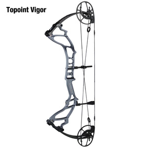 White Smoke Topoint Vigor Compound Bow | Adjustable CNC Aluminum Bow Topoint